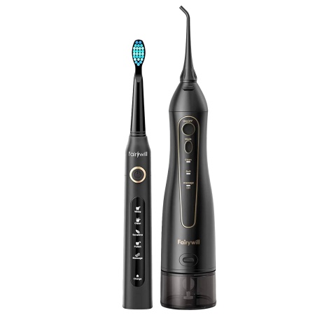 Набор Fairywill Oral Care Combo, ирригатор + электрическая зубная щётка