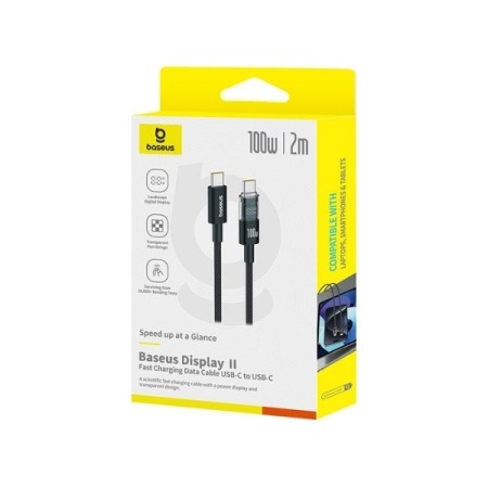 Кабель TypeC M - TypeC M Baseus Display II, P10382702121-01, 100W