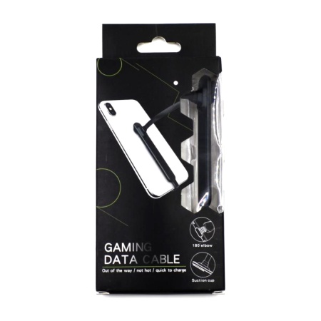 Кабель USB AM - MicroUSB BM 002, игровой с фиксацией