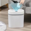 Сенсорное мусорное ведро MSol LT-1002 Smart Sensor, 1 режим, 2*AA, 12л, белое