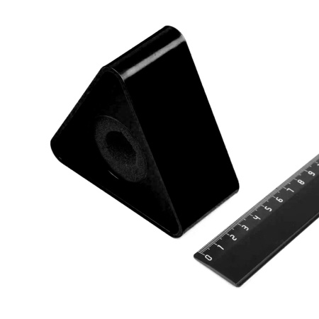 Бренд-призма для нанесения логотипа на микрофон, чёрный