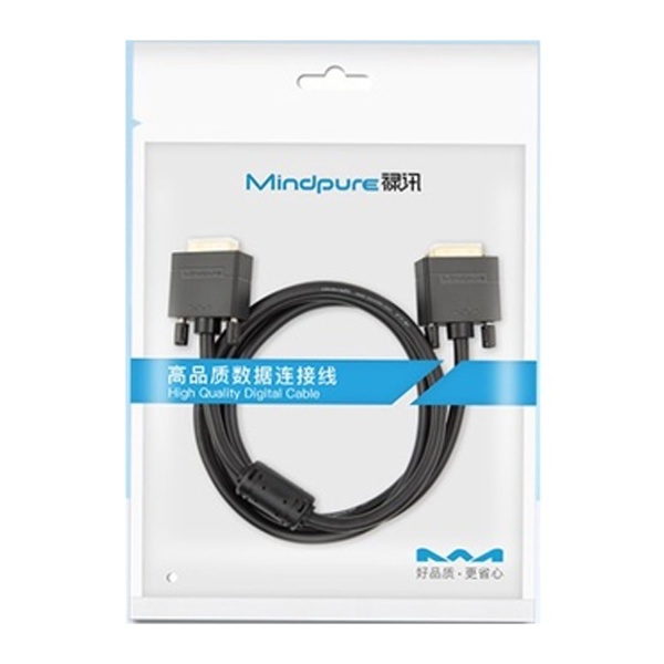 Кабель DVI-D M - DVI-D M, Mindpure DV003, LX10341
