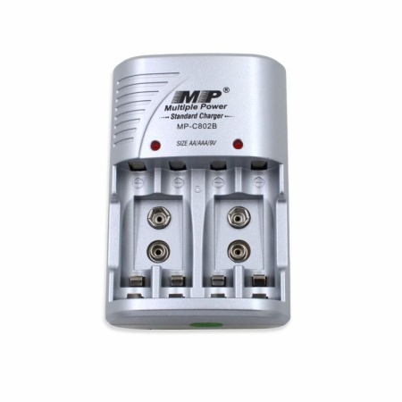 Зарядное устройство Multiple Power MP-C802B, 4 x АА, 4 x ААА, 2 x крона