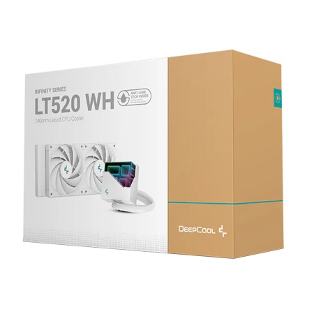 Система водяного охлаждения Deepcool Infinity LT520, ARGB LED, белый