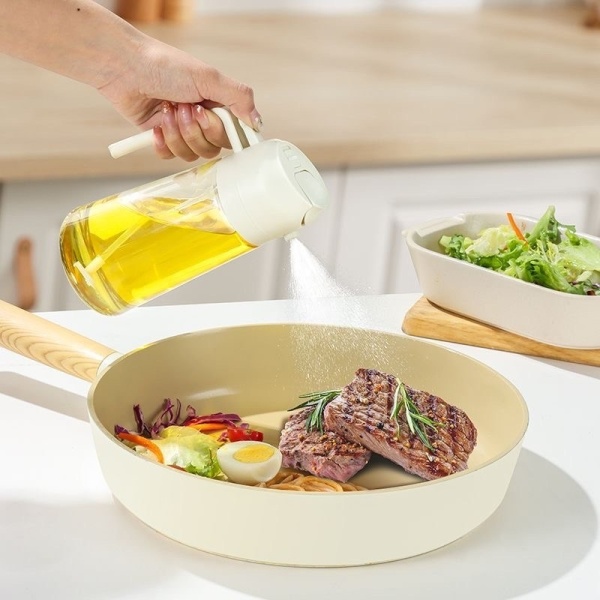 Бутылка для масла с распылителем и дозатором, 0,47л