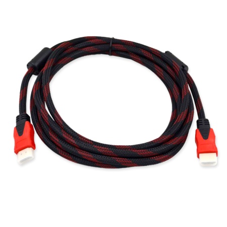 Кабель HDMI M - HDMI M, LAN, чёрно-красный Кабель HDMI M - HDMI M, LAN, чёрно-красный