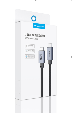 Кабель передачи данных TypeC M Mindpure USB4 Gen3, US032, LX10673, 1м