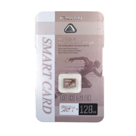 Карта памяти TRANYOO U3 microSD, 128Гб