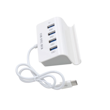 OTG переходник-разветвитель H-506, USB TypeC - 4 x USB AF