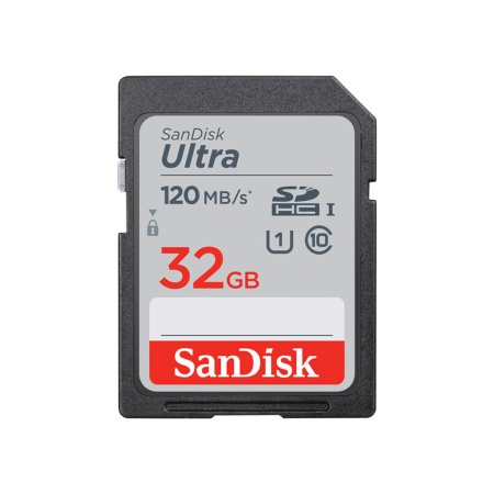 Карта памяти SanDisk Ultra SDHC UHS-I, 32Гб