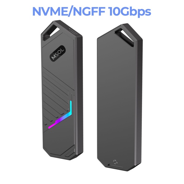 Внешний бокс MSOL KSF102, M.2 в USB 3.1  