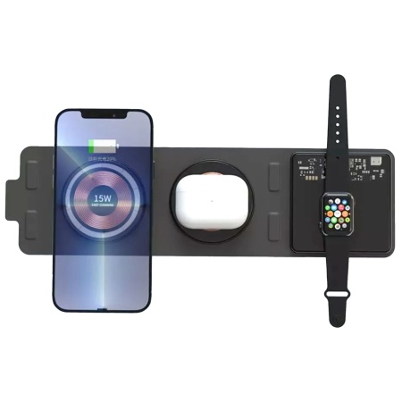 Беспроводное зарядное устройство MSol Travel charger, 2 A, 15 Вт, 3 в 1