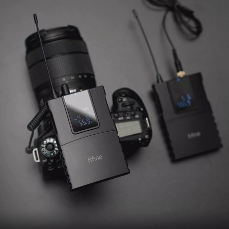Микрофон беспроводной петличный Fifine С8