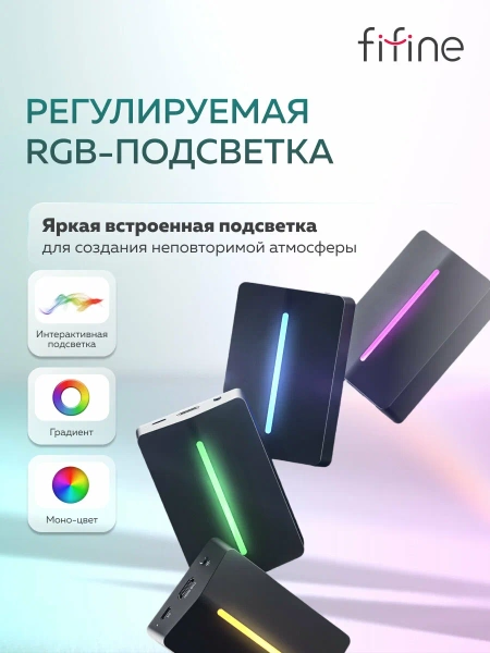 Устройство видеозахвата FIFINE AmpliGame V3, HD1080P/60, RGB, чёрная