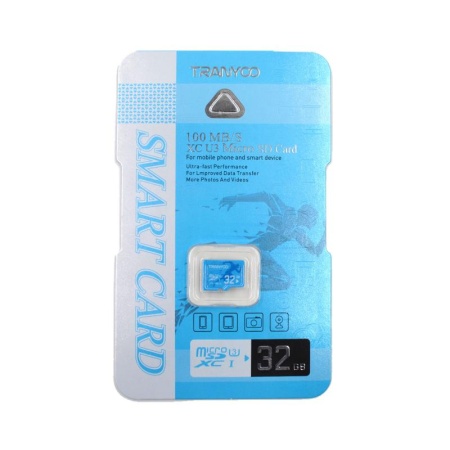 Карта памяти TRANYOO U3 microSD, 32Гб