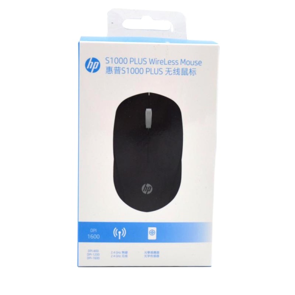 Мышь беспроводная HP S1000 Plus, чёрный