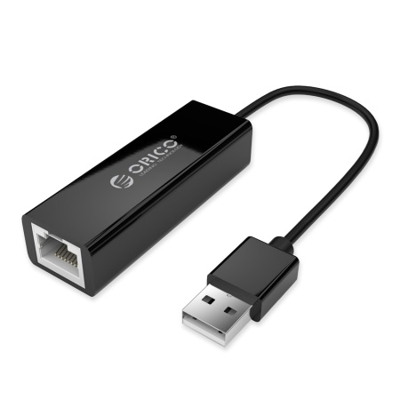 Сетевая карта ORICO UTJ-U2-BK, USB 2.0