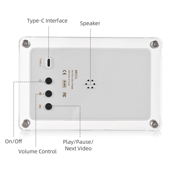 Цифровая фоторамка MSOL MSR-A901