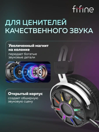Проводная гарнитура Fifine AMPLIGAME H19 USB
