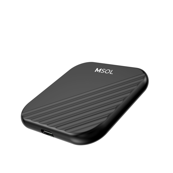 Магнитный SSD-накопитель, MSOL PO1, 1Тб, чёрный