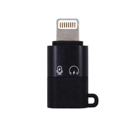OTG переходник с возможностью передачи звука, USB TypeC M - Lightning F