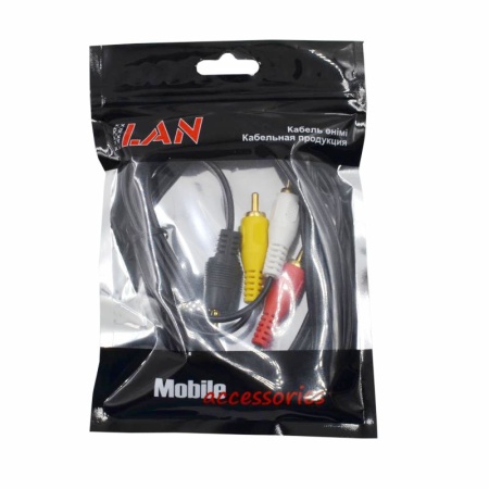 Кабель 3.5 M - 3RCA M, LAN