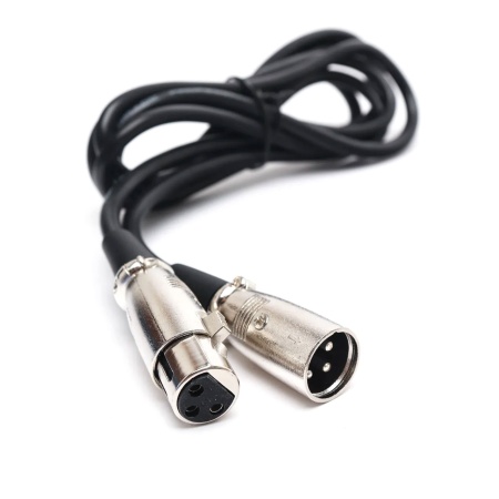 Фантомное питание для микрофона 48V. + 3pin XLR M-F кабель 1.8м