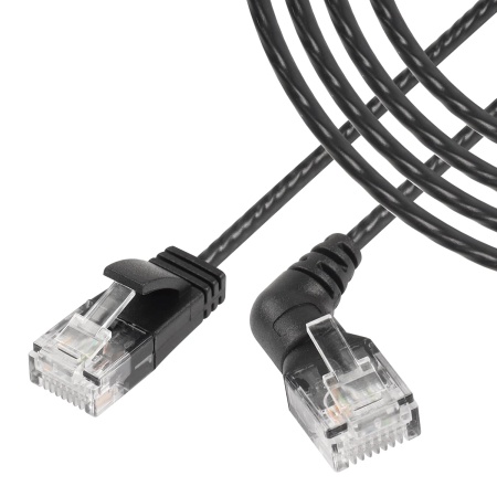 Патчкорд Cat6e "Cable Creation",  тонкий (вращение штекеров 360°), 10G