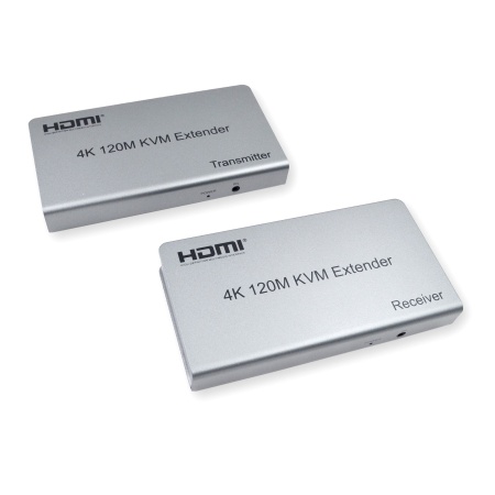 Удлинитель HDMI KVM 4K, до 120 м, патч корд