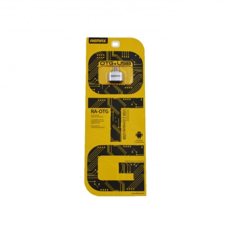 OTG переходник Remax RA-OTG, MicroUSB M - USB AF