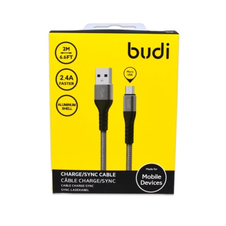 Кабель USB AM - MicroUSB BM, Budi M8J197M